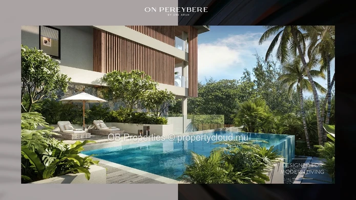 Stylish 2 Bedroom Apartment Just Steps from Pereybere Beach