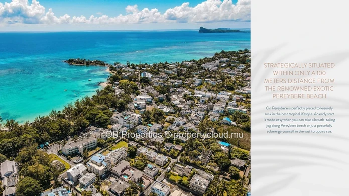 Stylish 2 Bedroom Apartment Just Steps from Pereybere Beach
